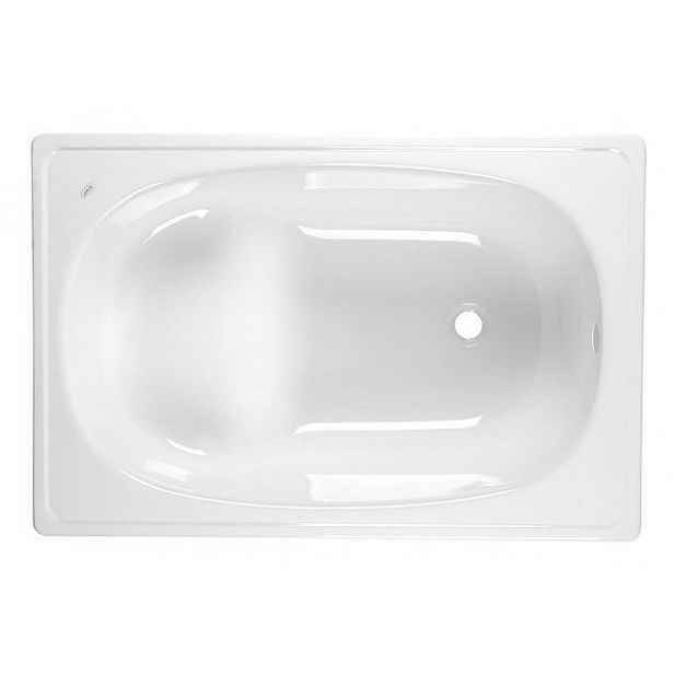 AQUALINE - Sedací smaltovaná vana 105x65cm, bílá (V105x70)