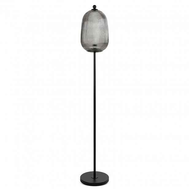 Dekorativní stojací lampa Ruth (3) grafitová, 150 cm, E27