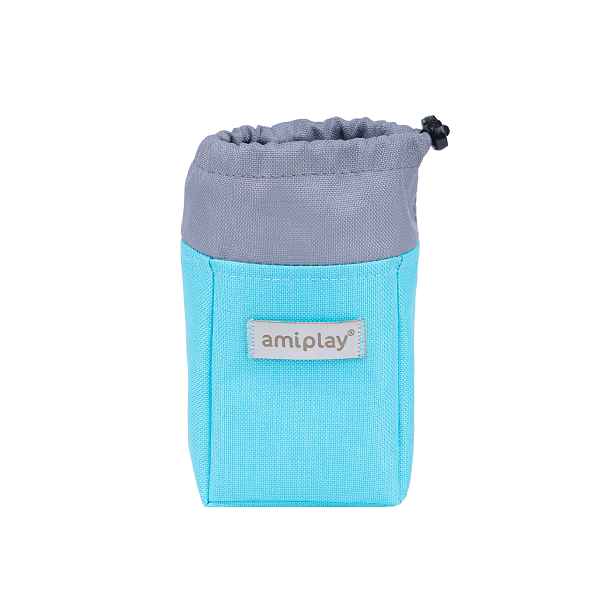 Pamlskovník pro psy RUMBA tyrkysová 8x6x10 cm