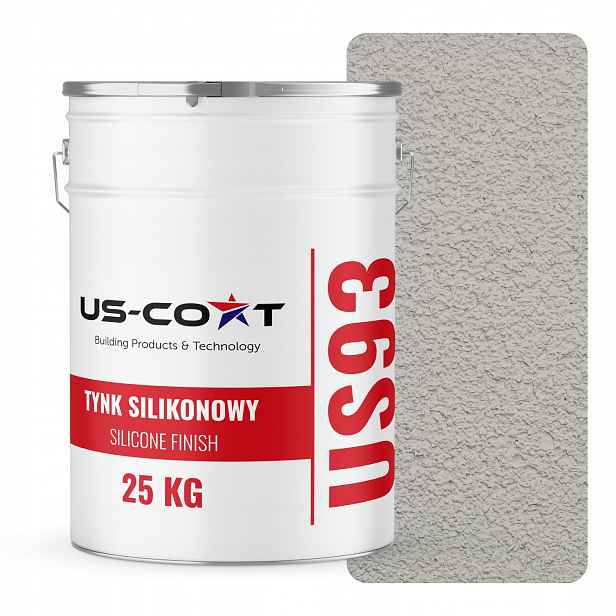 Silikonová Omítka Barva Šedá Popelavá F292 25KG Beránek Granulace 2.0mm