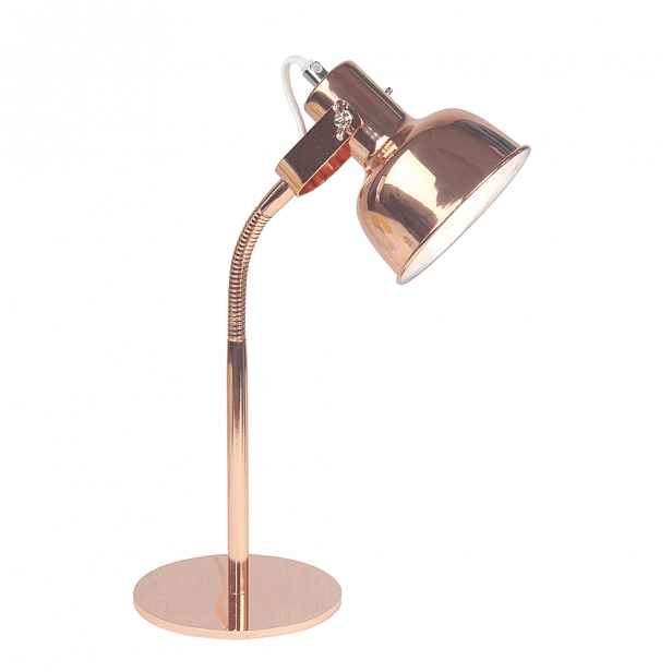 Stolní lampa AVIER TYP 1 kov Tempo Kondela Růžové zlato