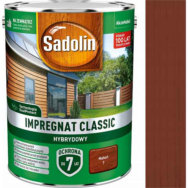 Sadolin Klasická Impregnace 4,5 L Mahagon