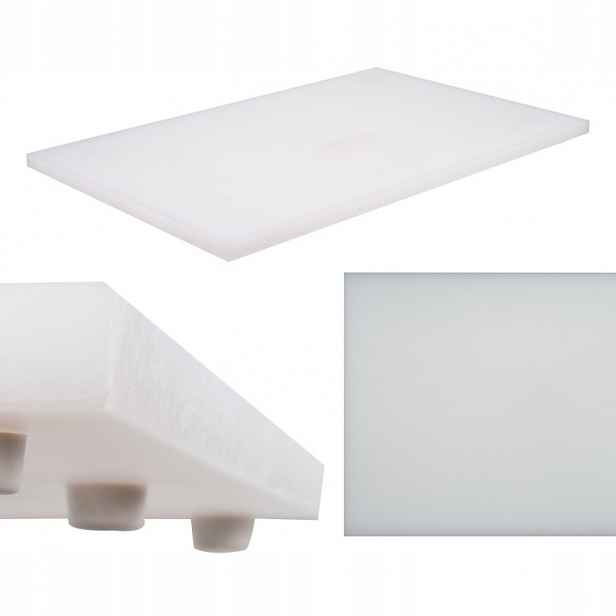 Krájecí Deska 600X390X20 MM Bílá Kuchyňská Pevná
