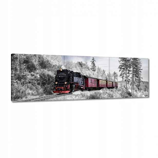 Obrazy 120x40 Vlak Vláček parník