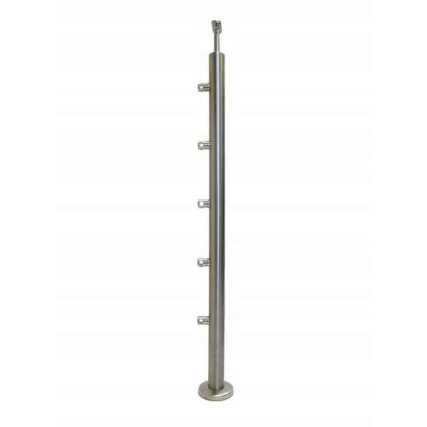 Průchozí Sloupky 48,3x1060, 5 Držáků Trubek 12