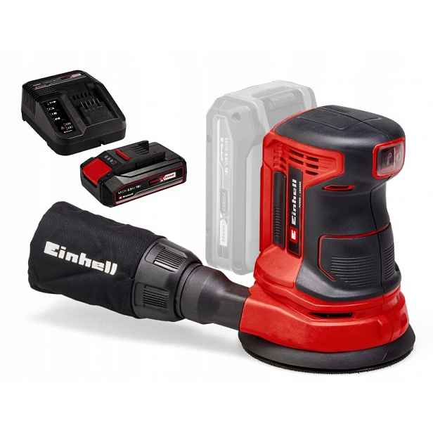 Einhell Excentrická Bruska Te-rs 18 Li 4462010 Sada Akumulátor 2,5AH