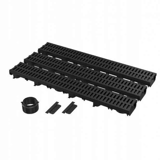 Garážový Low set 3 m (2× čelo, 1× hrdlo DN110), pl