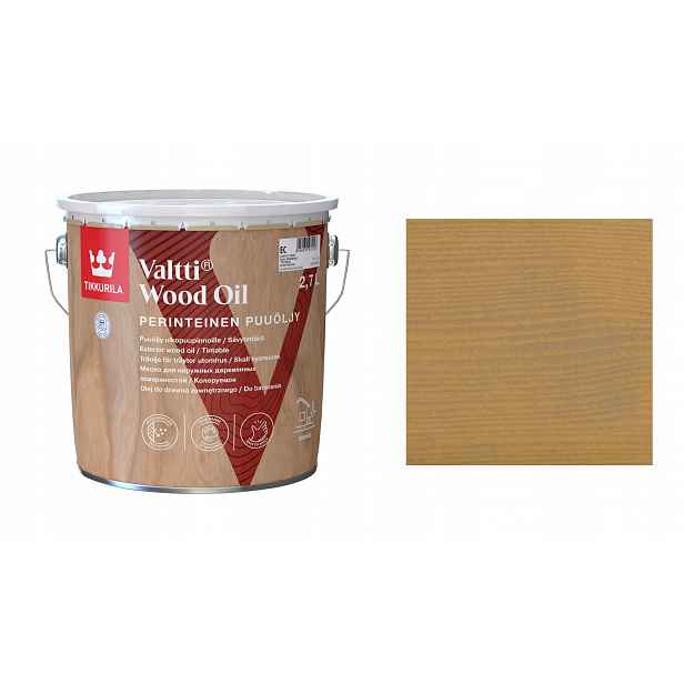 Tikkurila Valtti Wood Oil 2,7 L 5064 Heina Ochranný Olej