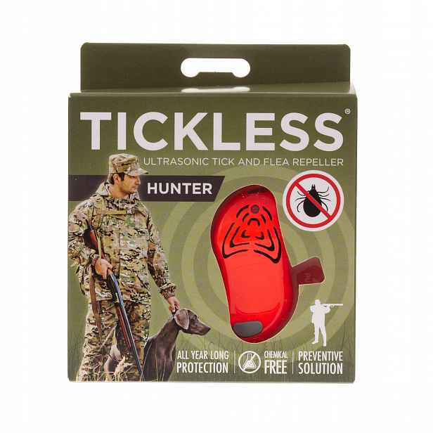 Zařízení na ochranu před klíšťaty Tickless Hunter Oranžový