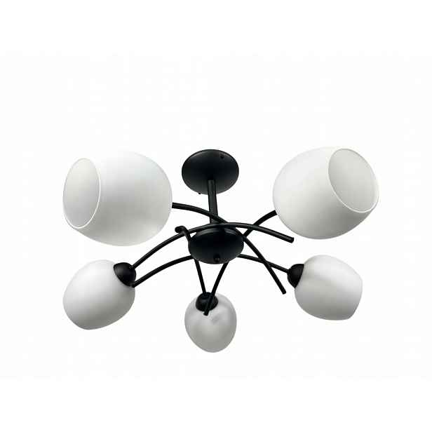 Euro-lampa Stropní Svítidlo Elegant 5 Černé stínidlo bílá 5X60W Výrobce