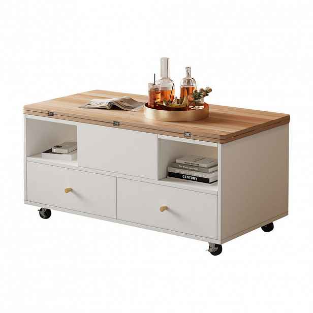 FLIEKS KONFERENČNÍSTOLEK 100x50cm Zvedací Hydraulický Zásuvky