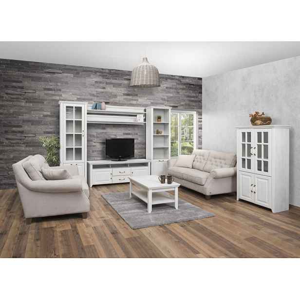 Obývací sestava Rustic - bílá 2