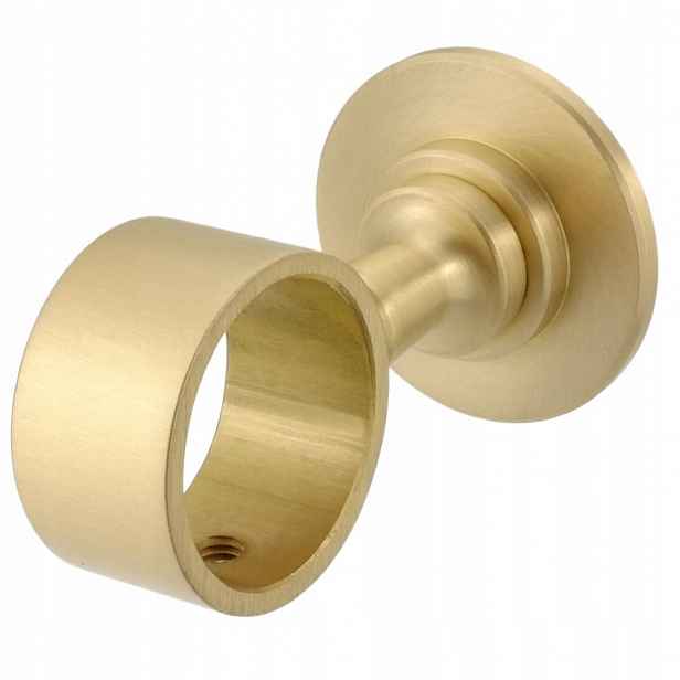 Průchozí nástěnný držák, průchodka pro lano, šňůra 30 mm zlatý mat