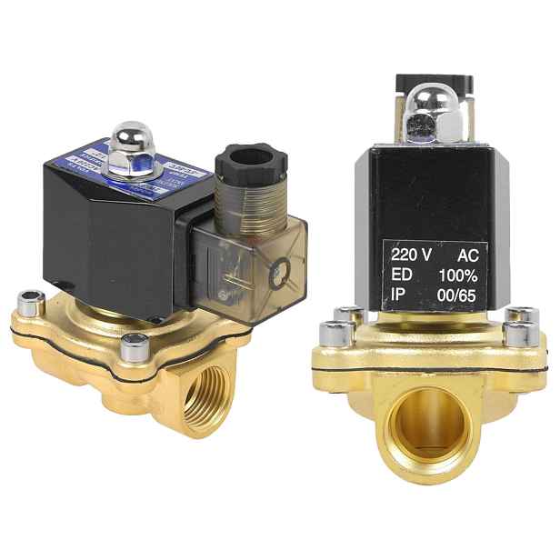 Elektromagnetický ventil s vnitřním závitem Ac 220 V Průměr připojení 1/2"