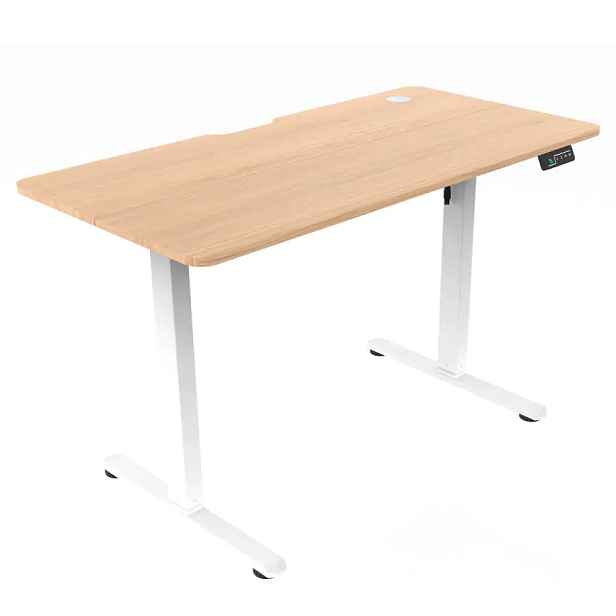 Autronic Výškově nastavitelný stůl LT-H2210 OAK – dub