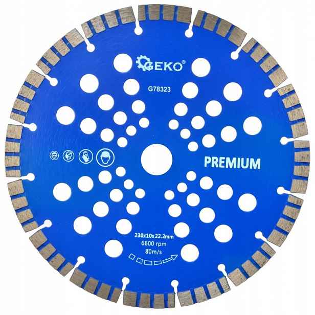 Diamantový Kotouč Segmentový Kotouč 230 MM Pro Betonu Geko