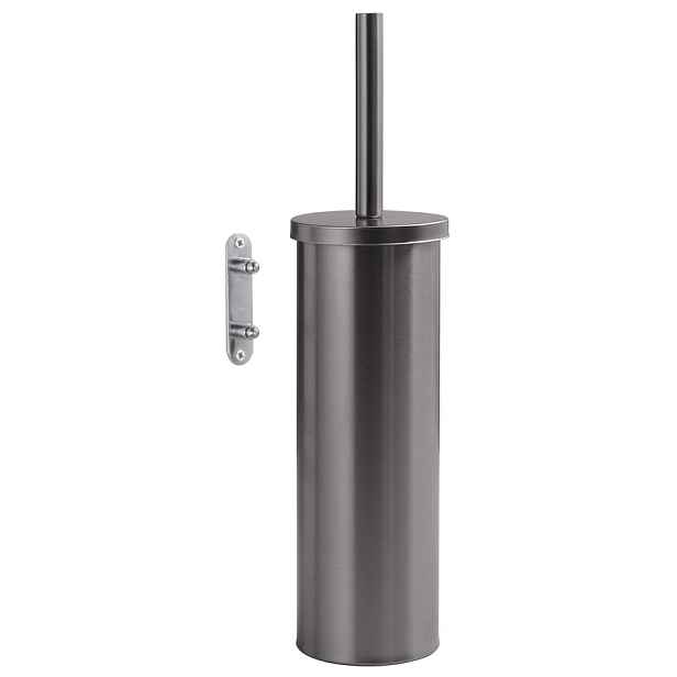 Gedy FLIP WC štětka závěsná, systém Lift&Clean, gun metal