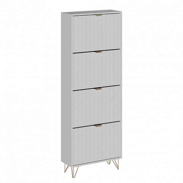 Vicco SKŘÍŇ NA BOTY Helge Bílá 60 x 166.7 cm 4 přihrádky