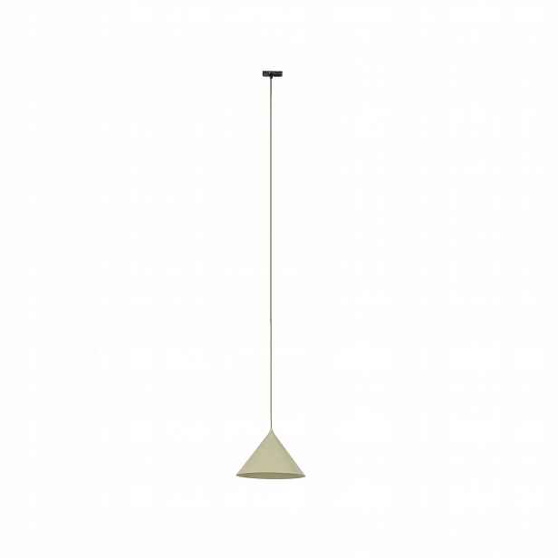 Lampa kolejnicové osvětlení Tracer Cono Zelená Kov E27 205 cm Tk Lighting