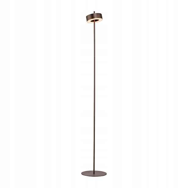 Podlahová lampa Paul Neuhaus s integrovaným Led zdrojem 12 W, hnědá