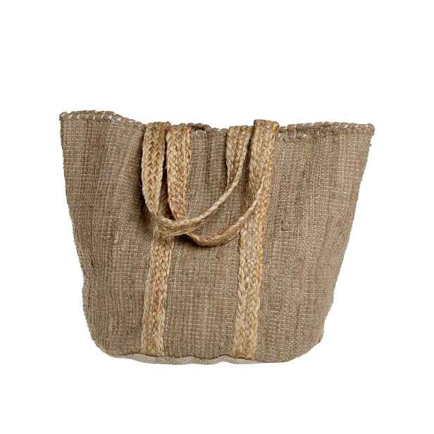 Přírodní hnědá plážová jutová taška Beach Bag - 40*30*60 cm Chic Antique