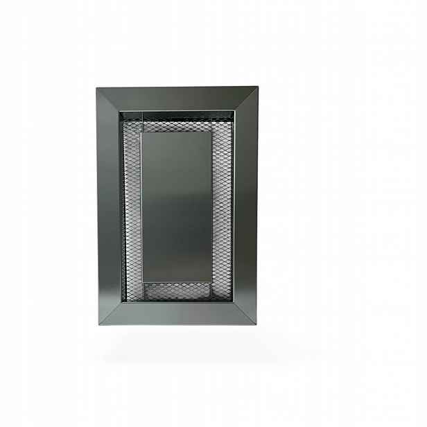 Ventilační mřížka kovová Inox 12,5x20 Pl