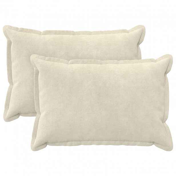 vidaXL Povlak na polštář 2 pcs HOUTEN Krémová 50 x 70 cm