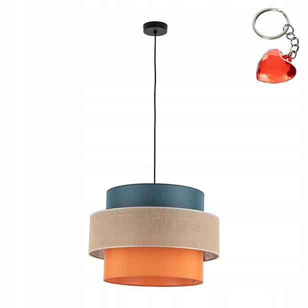Závěsná lampa Zwis Lustr Stropní Svítidlo Trio Vícebarevná E27 50 cm Tk Lighting