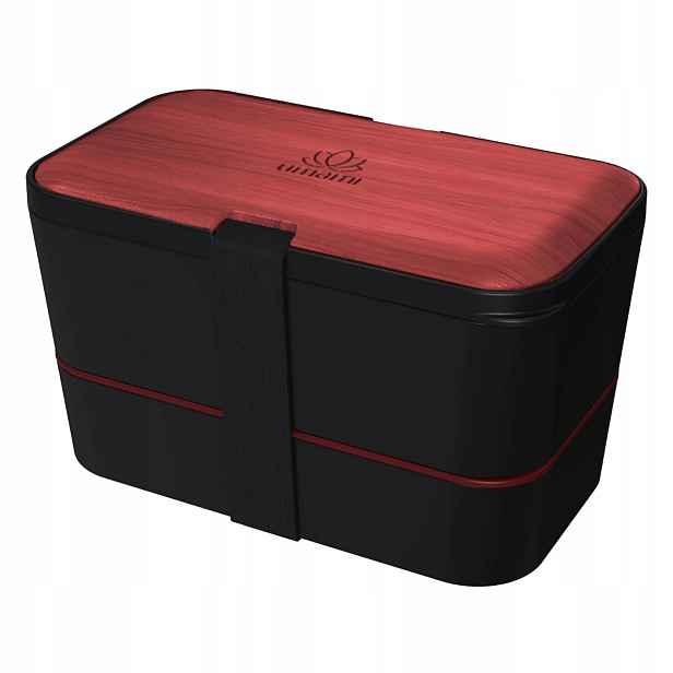 Lunchbox Umami Nestabilní nádoba na jídlo RoseWood Black 1500 ml