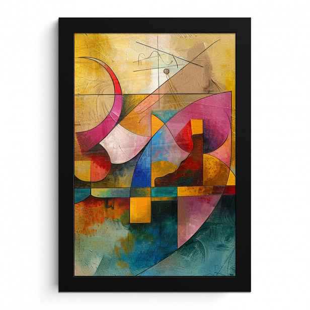 MuchoWow PLAKÁT V RÁMU Umění - abstraktní - moderní 20x30 cm