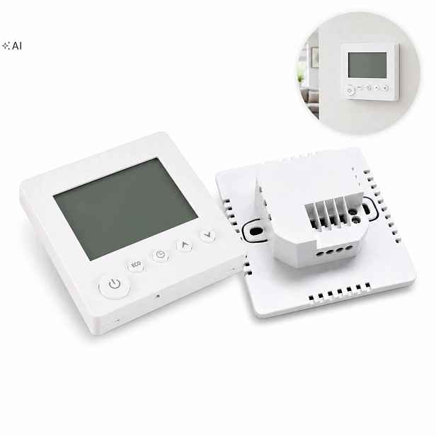 Programovatelný regulátor vytápění Podlahový termostat LCD 16A