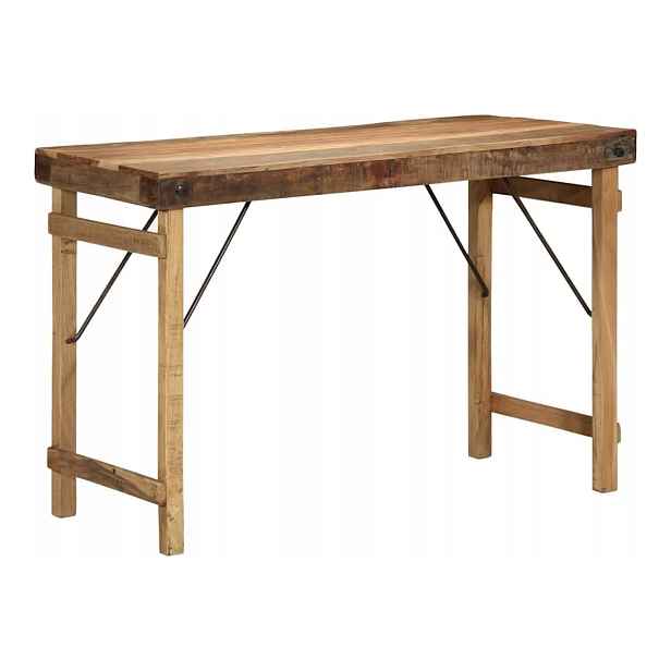 Rustikální jídelní stůl Lite Recyklované dřevo 110x55 Hnědý Unikát Design