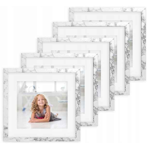 Sada 5 fotorámečků 20x20 p-p Italia mramor
