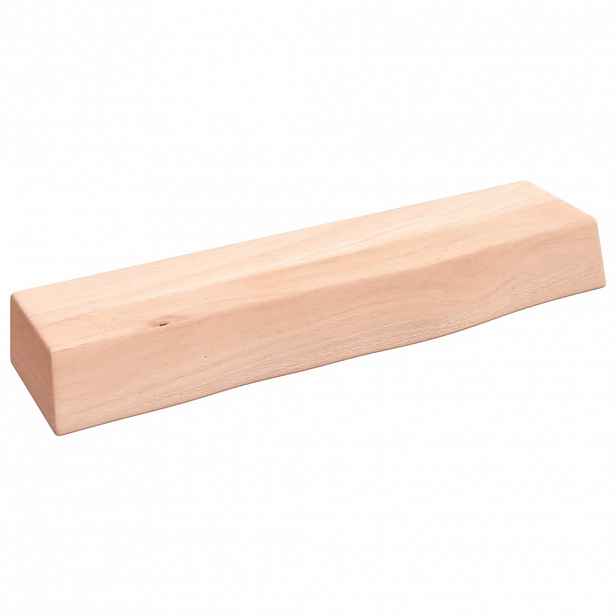 vidaXL Nástěnná police 40 x 10 x 6 cm neošetřené masivní dubové dřevo