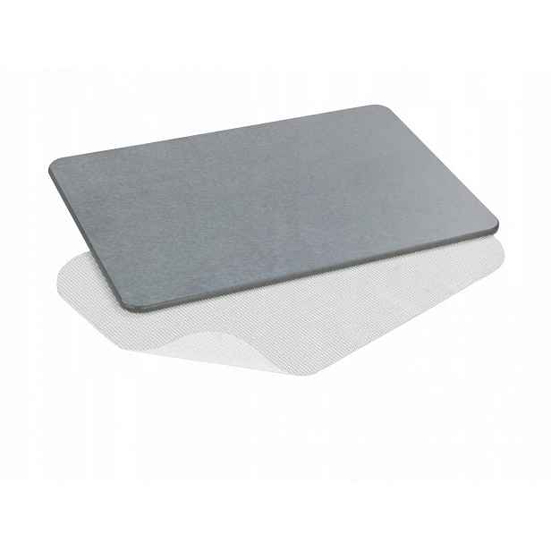 Šedá koupelnová podložka Simi 60x39 cm Wenko