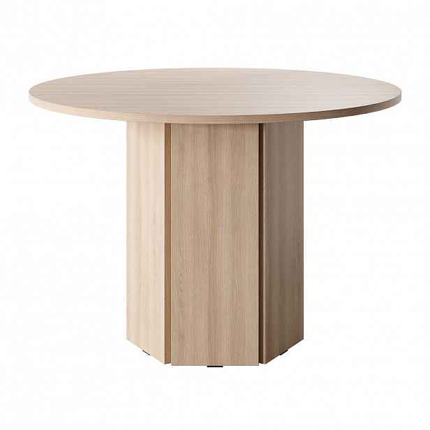Selsey JÍDELNÍ STŮL Hexa dub Linberg kulatý 110 cm