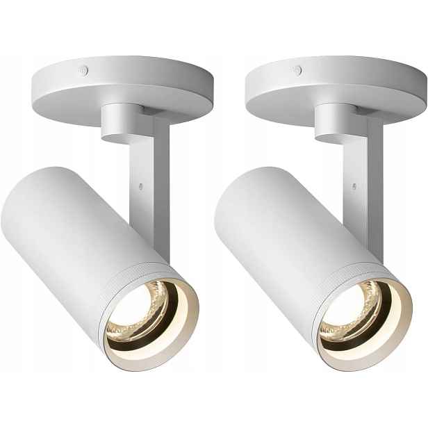 Stropní Led reflektor 12W Aisilan MS010a nastavitelný, bílý, otočný, 2 ks
