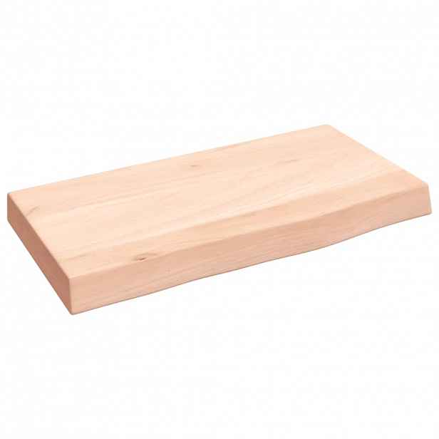 vidaXL Nástěnná police 40 x 20 x 4 cm neošetřené masivní dubové dřevo