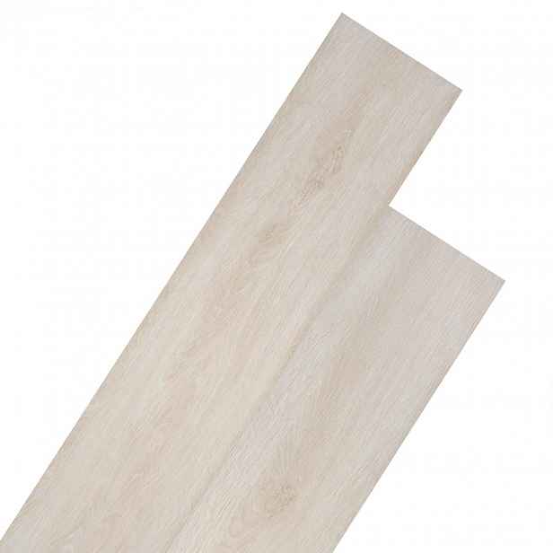 vidaXL Podlahová prkna Bílý klasický dub 5,02 m² 36 ks PVC