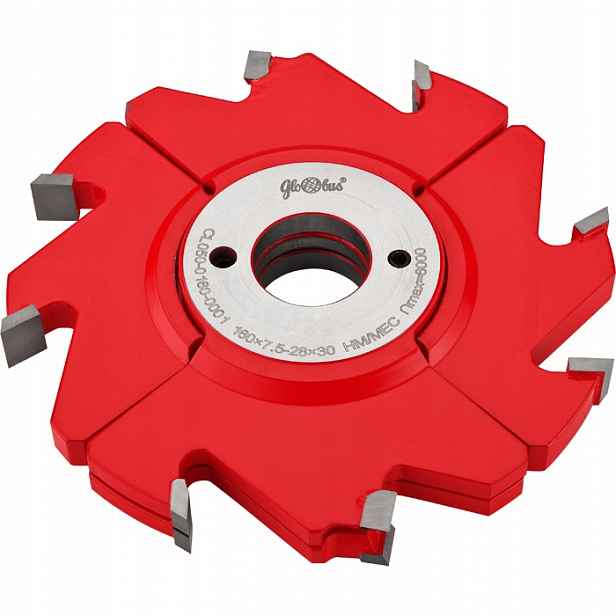 Globus Fréza nasazovací rovná 180x30x4+4Z/H9,5-36mm