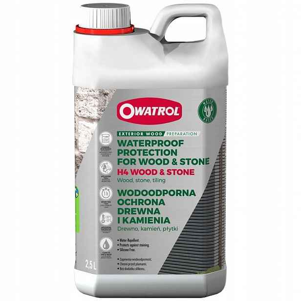 Owatrol H4 Wood 2,5L Impregnát na dřevo|Ochrana před vlhkostí a plísní