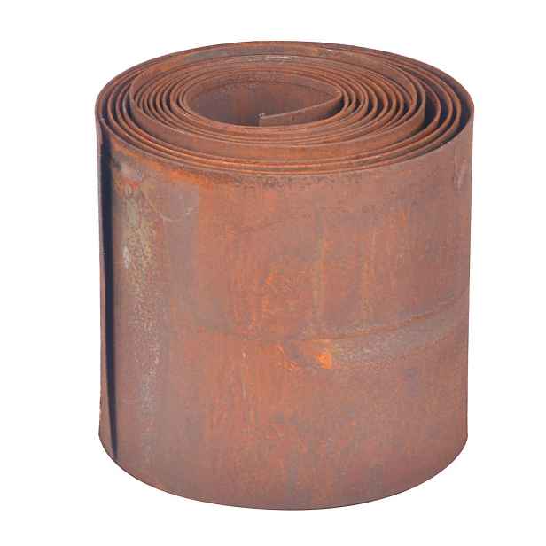 Relaxdays OBRUBNÍK hnědý ocel Corten 5 m