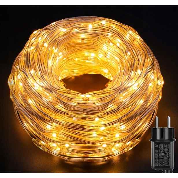 Světelný řetěz venkovní, 50 m, 2000 Led diod