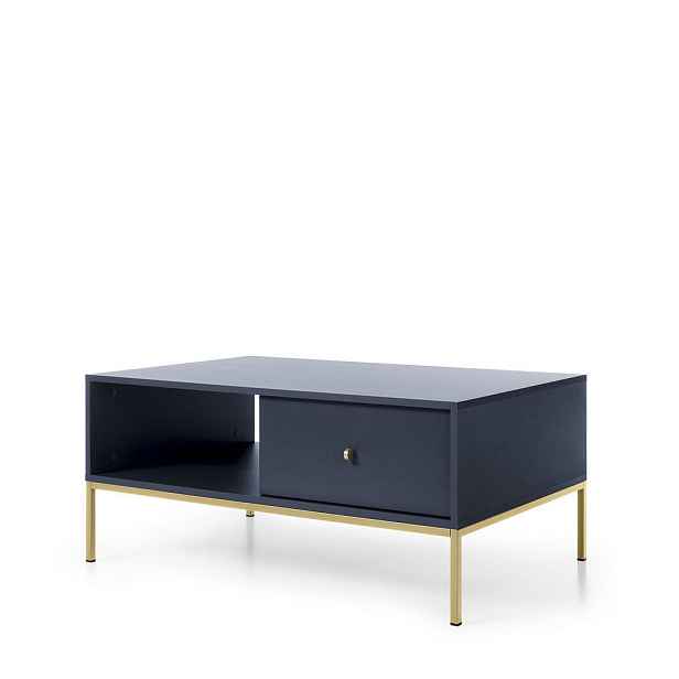 MASSENO KONFERENČNÍ STOLEK MONDO, 103,5/46,2/68 cm, modrý