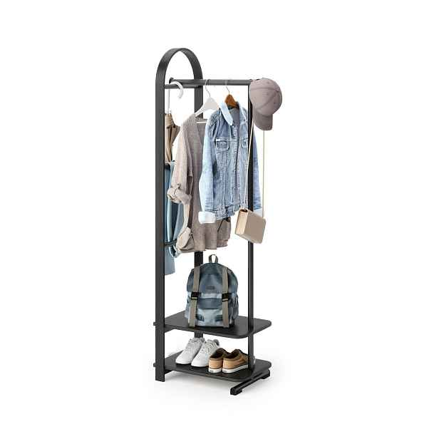 Věšák na oblečení 54 cm Umbra BELLWOOD - černý
