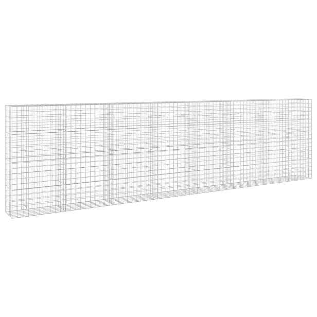 vidaXL Gabion s drátem 3,5 mm a síťkou 10x10 cm 750x50x200 cm