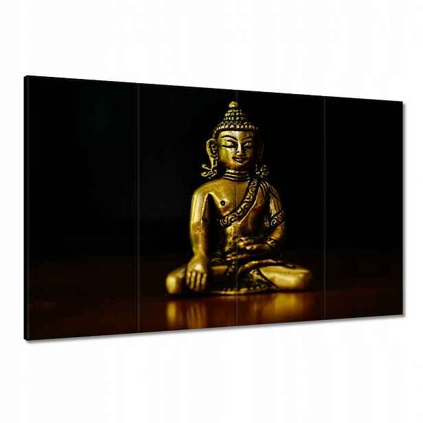 Obrazy 120x80 Zlatý Buddha Zlato