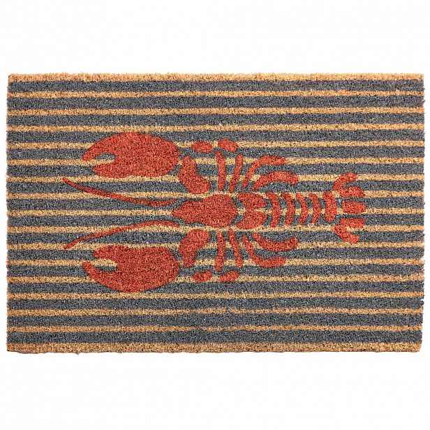 Beliani ROHOŽKA Barevná 40/60 cm Kokosová vlákna Iriga