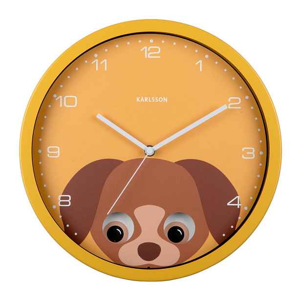 Dětské hodiny ø 31 cm Peekaboo Dog – Karlsson