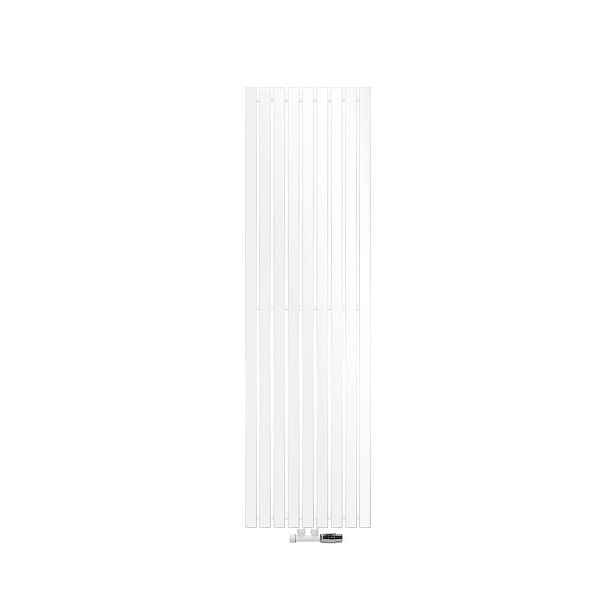 LuxeBath KOUPELNOVÉ těleso Stella 480 × 1600 mm, bílé, s rohovým ventilem